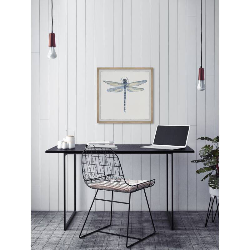 Dragonfly Wall Art Print - Framed Painting for Home Decor - Nature Artwork