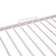 preview thumbnail 11 of 14, Pink Metal House Bunk Bed with Roof, Ladder, and Fence for Kids
