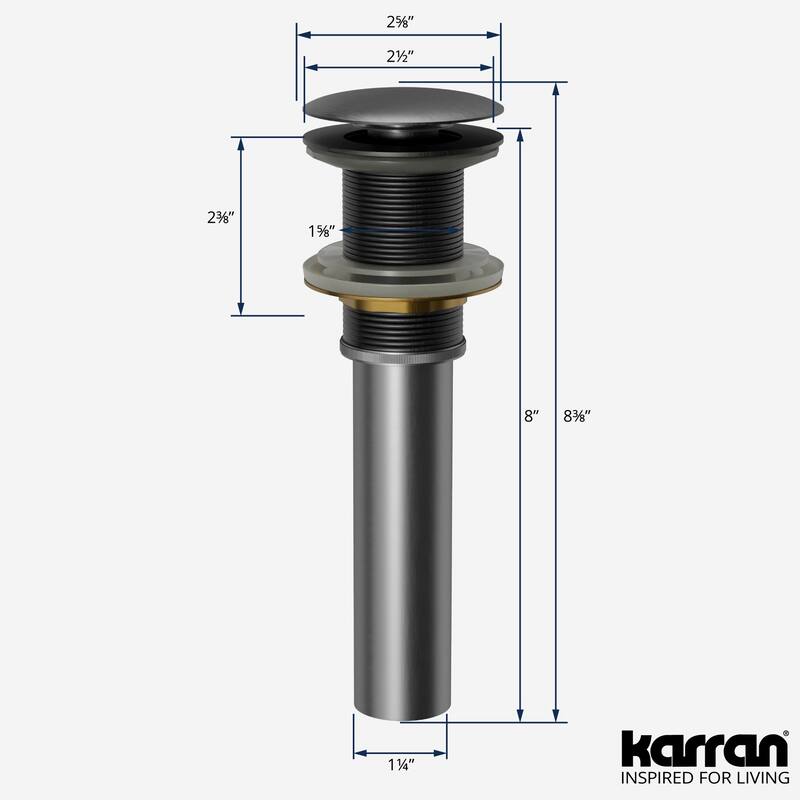 Karran PU25 Pop-Up Vanity Bowl Drain