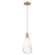 Option Brushed Brass / Opal Shade