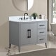 preview thumbnail 22 of 128, Vanity Art 42" Single Sink Bathroom Vanity Cabinet with Engineered Marble Countertop