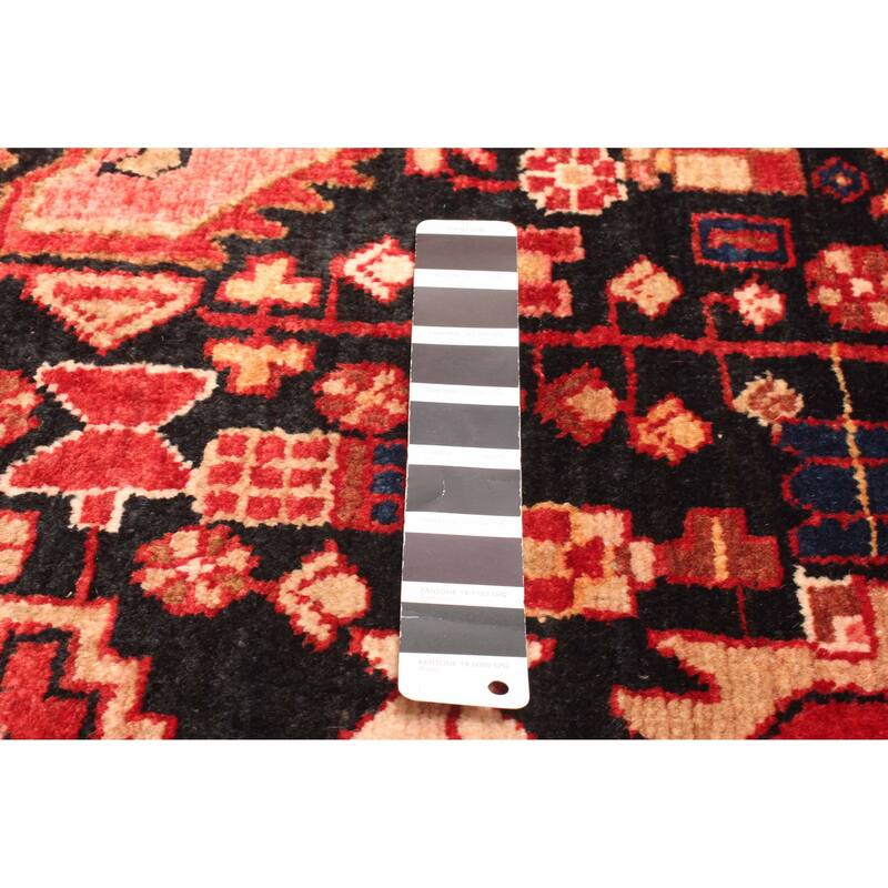 ECARPETGALLERY Hand-knotted Anatolian Vintage Black Wool Rug - 4'4 x 6'7