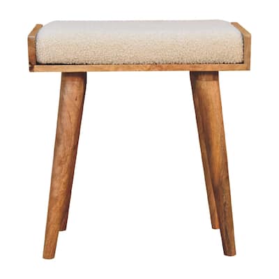 Tray Style and Minimalist Wooden Footstool