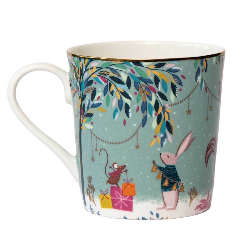 Portmeirion Sara Miller Woodland Tales Mug, Skaters