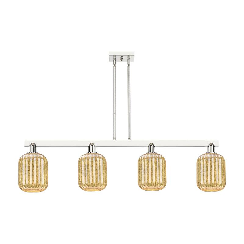 Innovations Lighting 716-4I-13-48 Preston Linear Cylinder Preston 4 - Polished Nickel / Mercury