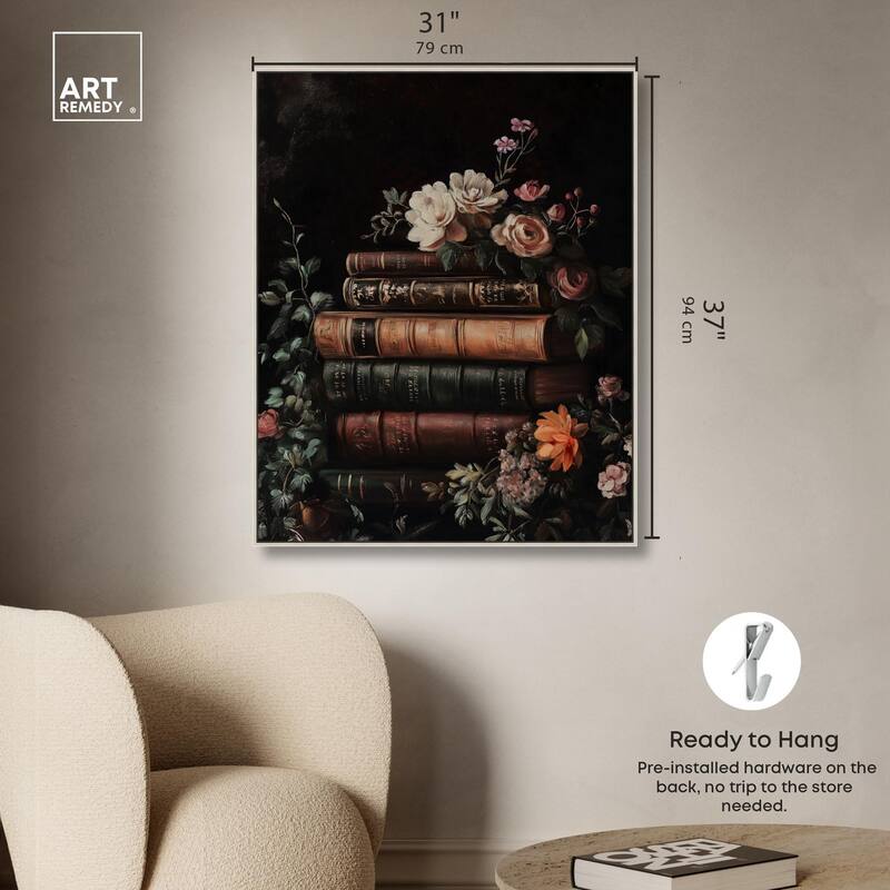 Stacked Wisdom Canvas by Art Remedy