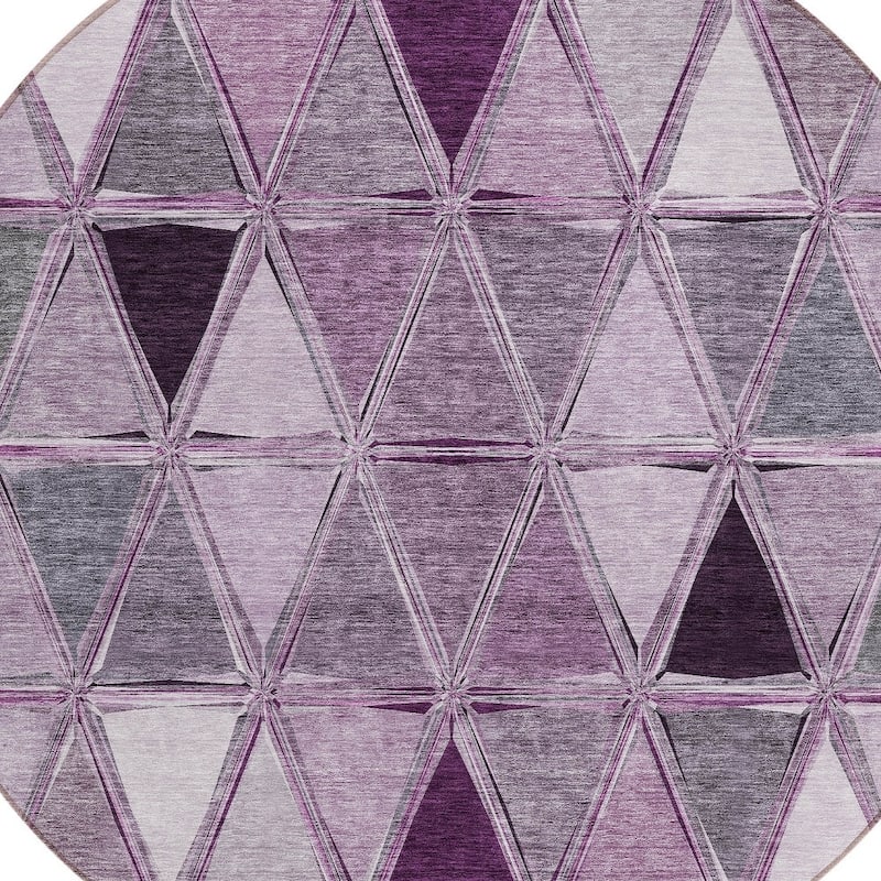 HomeRoots Geometric Transitional Rectangle Outdoor Rug