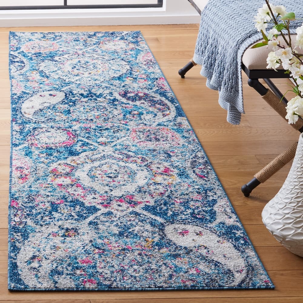 SAFAVIEH Madison Belle Boho Paisley Rug