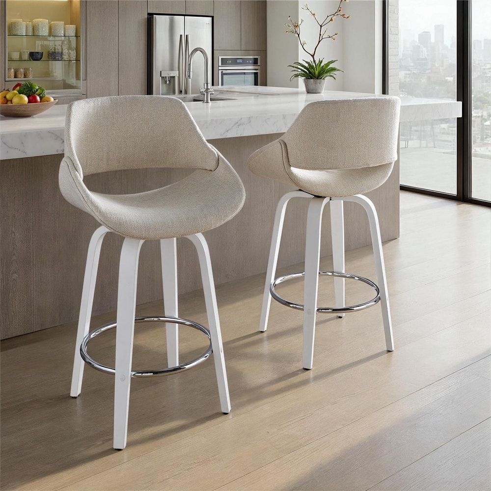 Fabrico 26" Fixed-Height Counter Stool - Set of 2