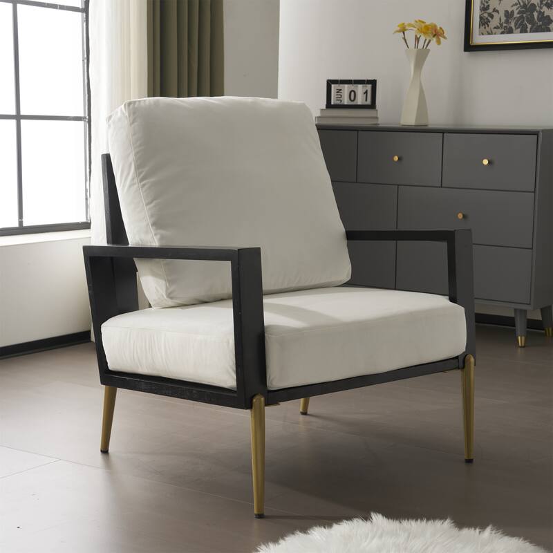RetAccent Armchair Lounge Chair with Pillow Back