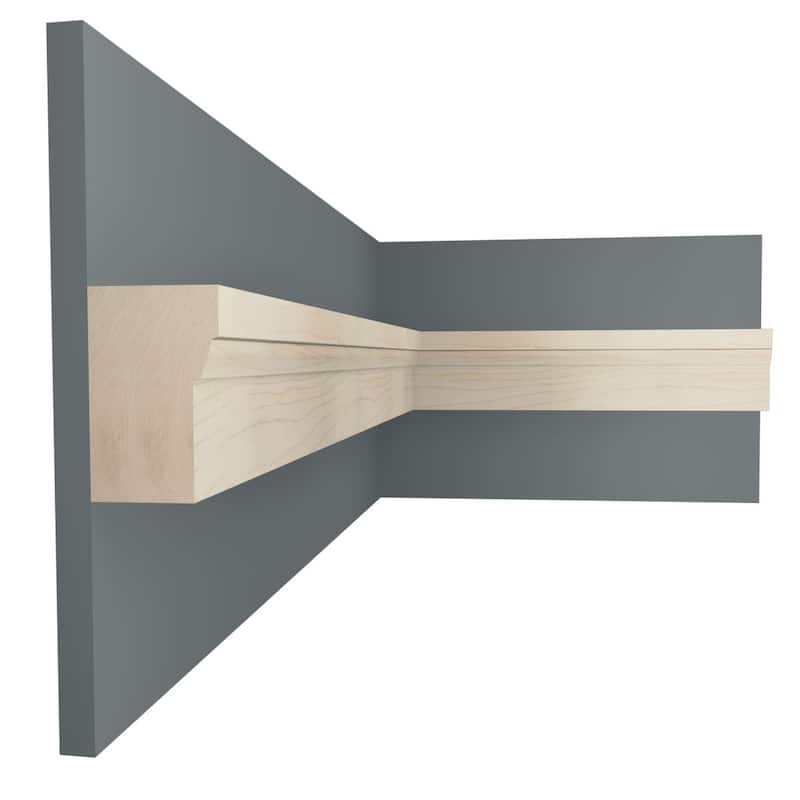 WM180 1-1/4-in D x 2-in W x 96-in L Americraft Solid Hardwood Stain Grade Brick Moulding