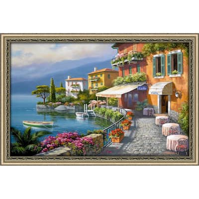 "Seaside Bistro Café" by Sung Kim Print on Acrylic