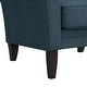 preview thumbnail 15 of 20, Alex Plush Low-Pile Velour Armchair with Flared Arms