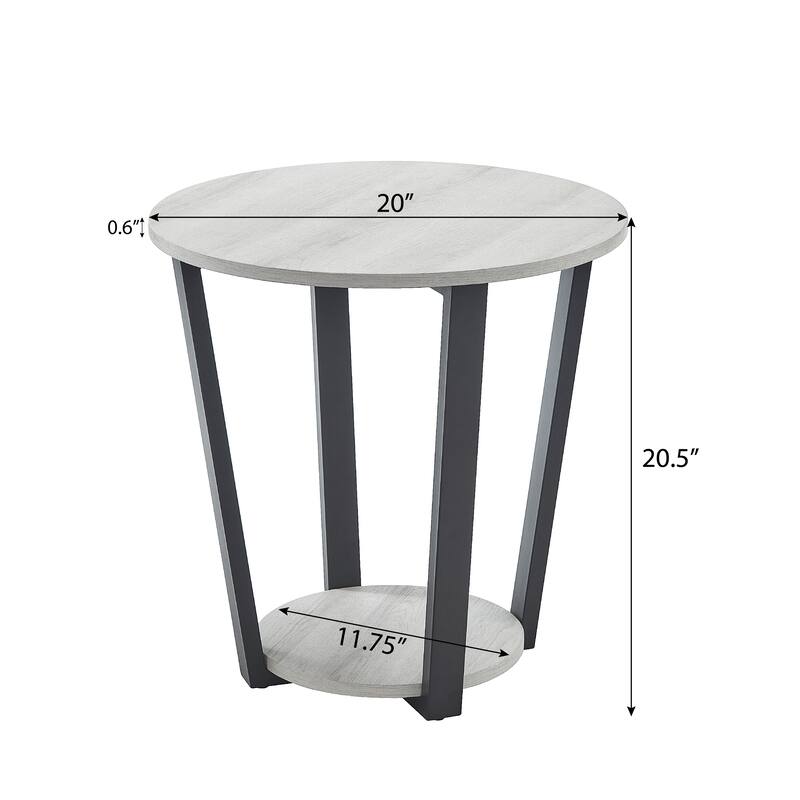 Featured Cocktail Table Off White Tea & Coffee Table Side Table
