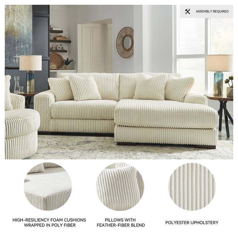 Signature Design by Ashley Lindyn 2-Piece Sectional with Chaise - 102"W x 70"D x 38"H
