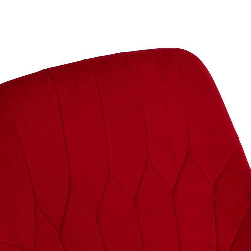 Upholstered Velvet Rocking Chair