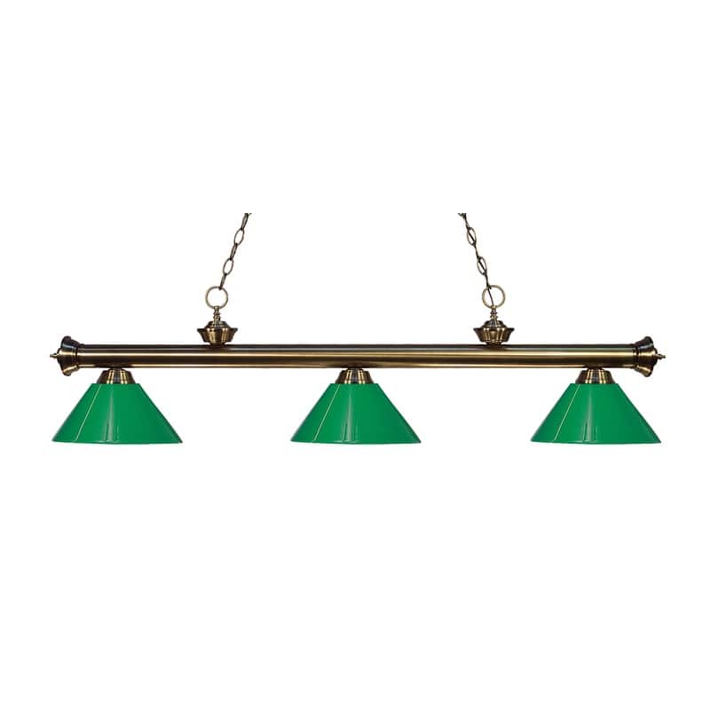 Z-Lite Riviera 3 Light 57" Wide Billiard Multi Light Pendant with