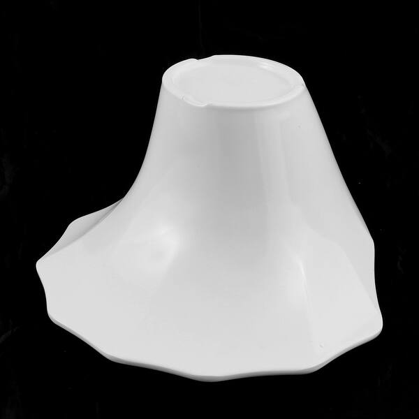 Unique Bargains Home Restaurant Plastic Tall Slant Cut Serving Bowl 5mm