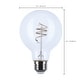 preview thumbnail 5 of 4, 6W LED Reminiscent Flex Gray Coil Filament G25 Medium Base 2700K CCT 120V - Clear