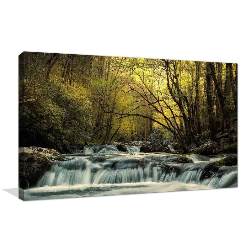 "Waterfall Creek" Print on Canvas