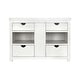 preview thumbnail 43 of 52, Vintner's Freestanding Reclaimed Oak Bathroom Vanity (Base Only) 48" - Blanc