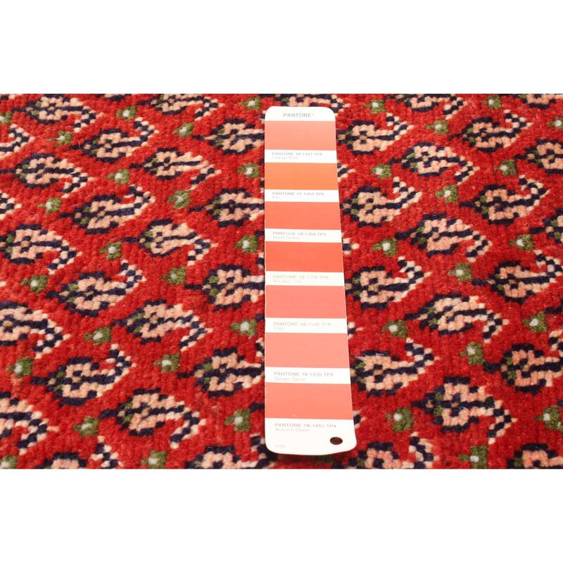 ECARPETGALLERY Hand-knotted Andelz Dark Copper Wool Rug - 3'4 x 10'2