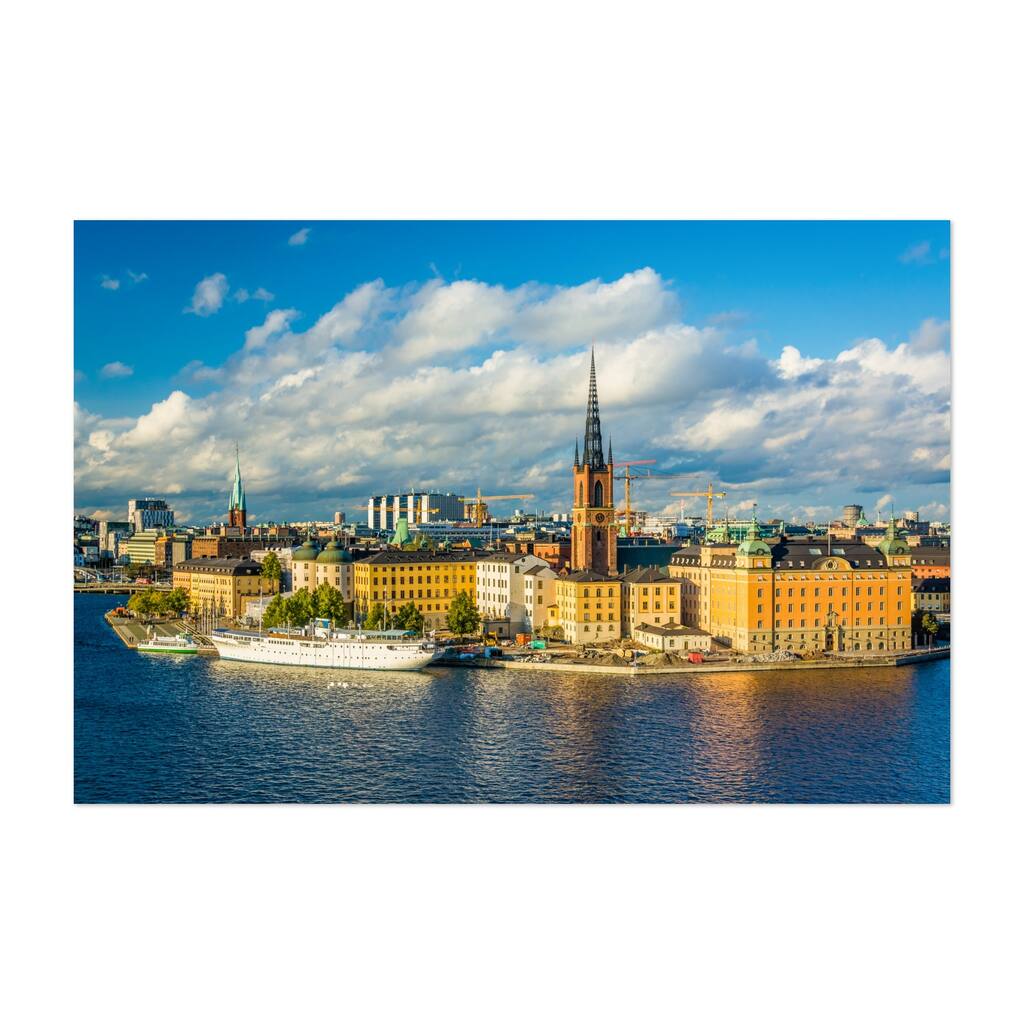Stockholm Sweden Galma Stan from Skinnarbacken Urban Art Print/Poster