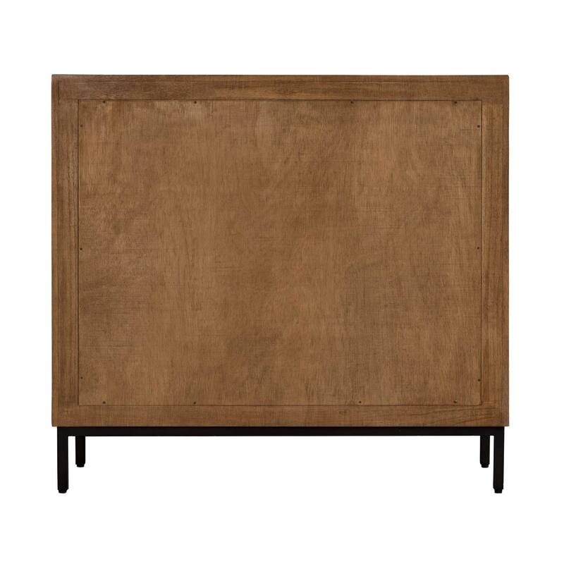 Uttermost Bottom Line 2 Door Wood Cabinet - 36.00" W x 14.00" H x 33.00" D