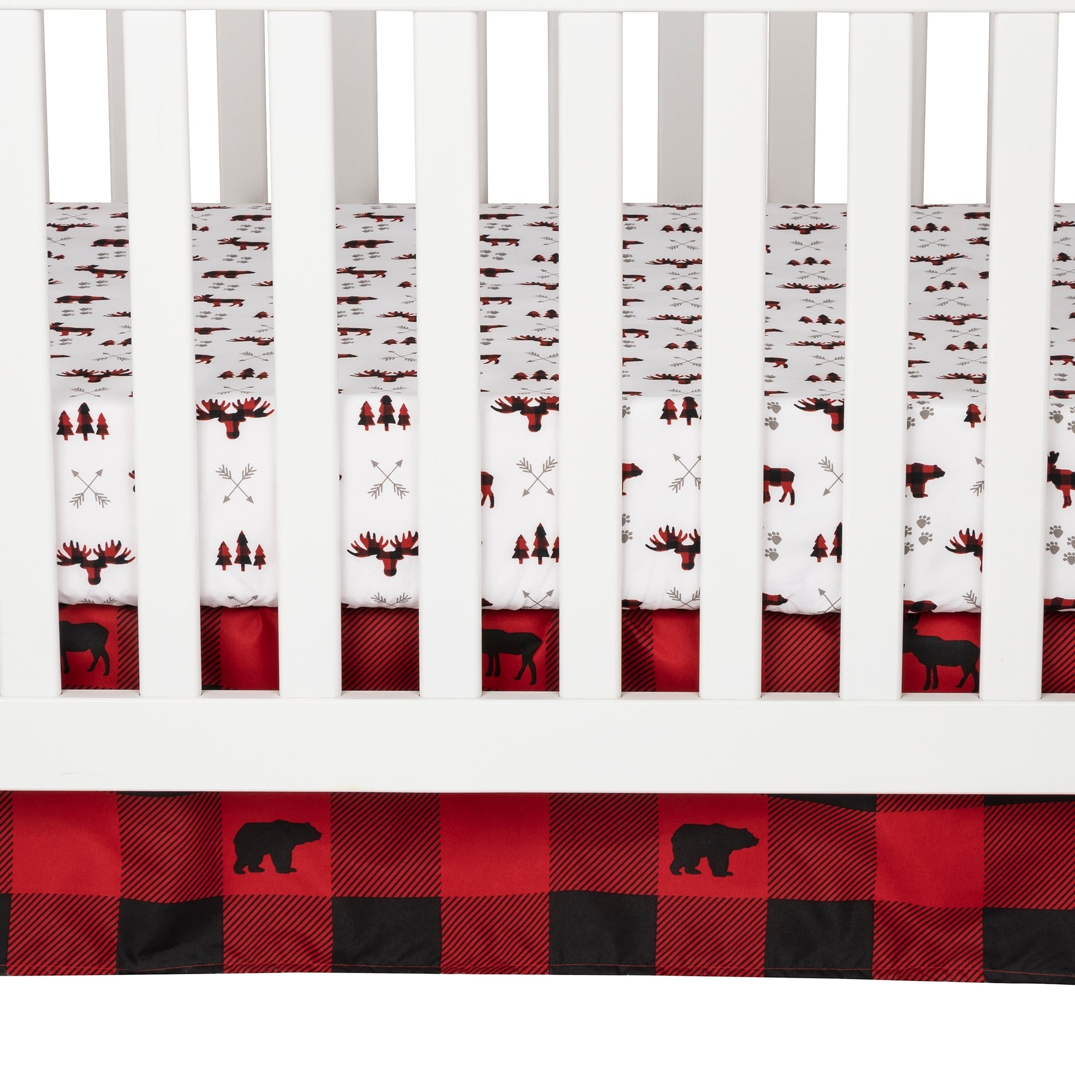 Buffalo Check 3 Piece Crib Bedding Set On Sale Bed Bath