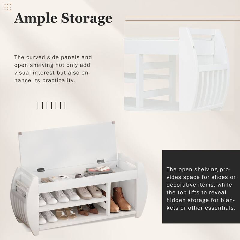 Vintage Multifunctional Storage Bench