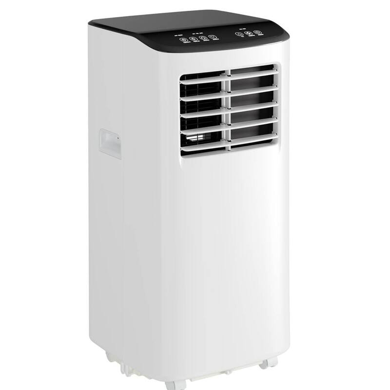 8000 BTUs Standing Portable Air Conditioner with Fan & Dehumidifier - N/A - White