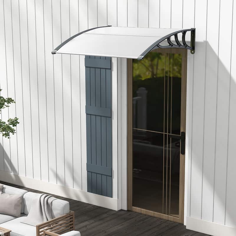 Costway 48" x 40" Window Outdoor Awning Door Canopy Exterior Awning - See Details
