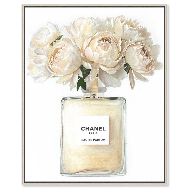 Doll Memories - Creamy Perfume Canvas by Art Remedy - Silver - 36" x 45"