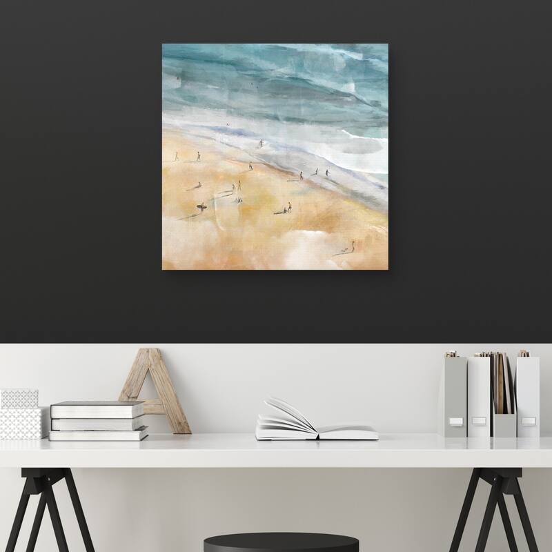 La Plage by Studio Arts Canvas Art Print