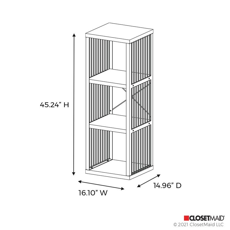 ClosetMaid Steel Frame 3-Cube Organizer