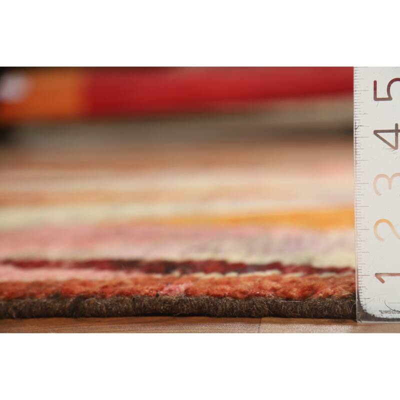 Trellis Moroccan Oriental Rug Hand-Knotted Bedroom Wool Carpet - 5'6" x 6'6"