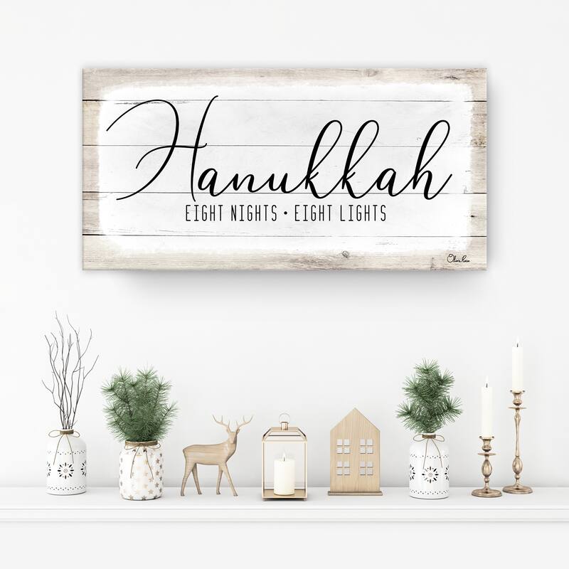 Ready2HangArt 'Hanukkah' Holiday Canvas Wall Art by Olivia Rose