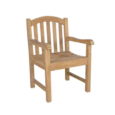Chelsea Teak Outdoor Dining Chair - N/A