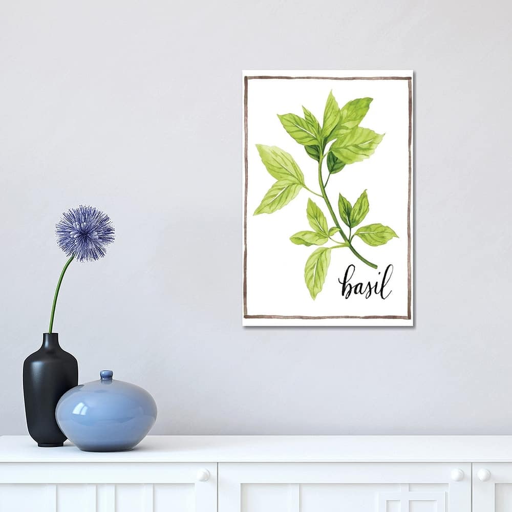 iCanvas "Watercolor Herbs I" by Grace Popp Canvas Print
