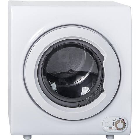 1400W 2.65 Cu.Ft Compact Laundry Dryer, White
