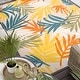 preview thumbnail 7 of 10, Origin Coastal Floral Indoor/Outdoor Area Rug.