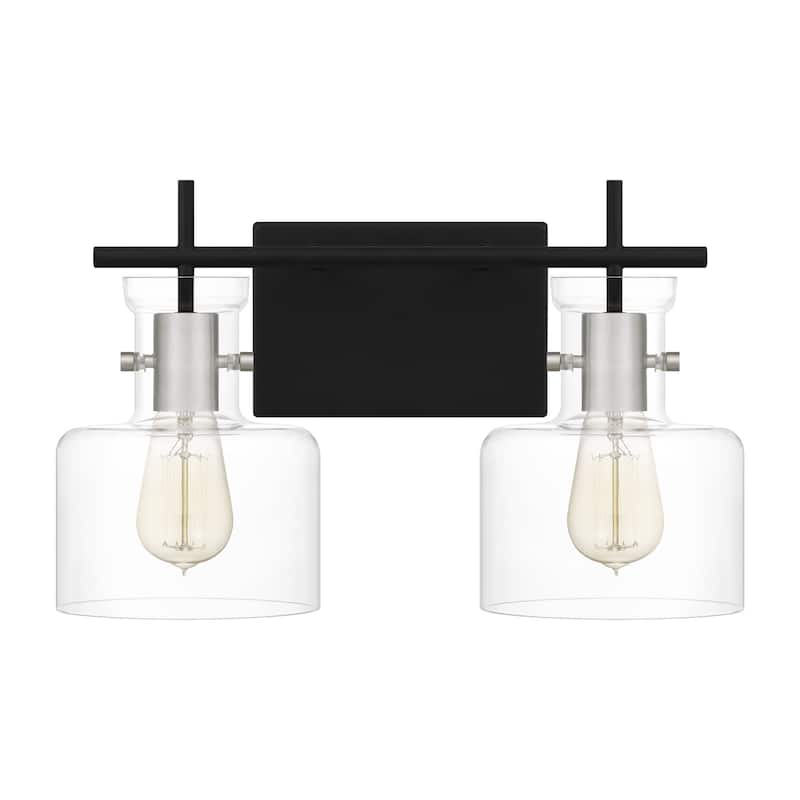 Bellevue QZBF29296 Caracalla 2 Light 16" Wide Bathroom Vanity Light