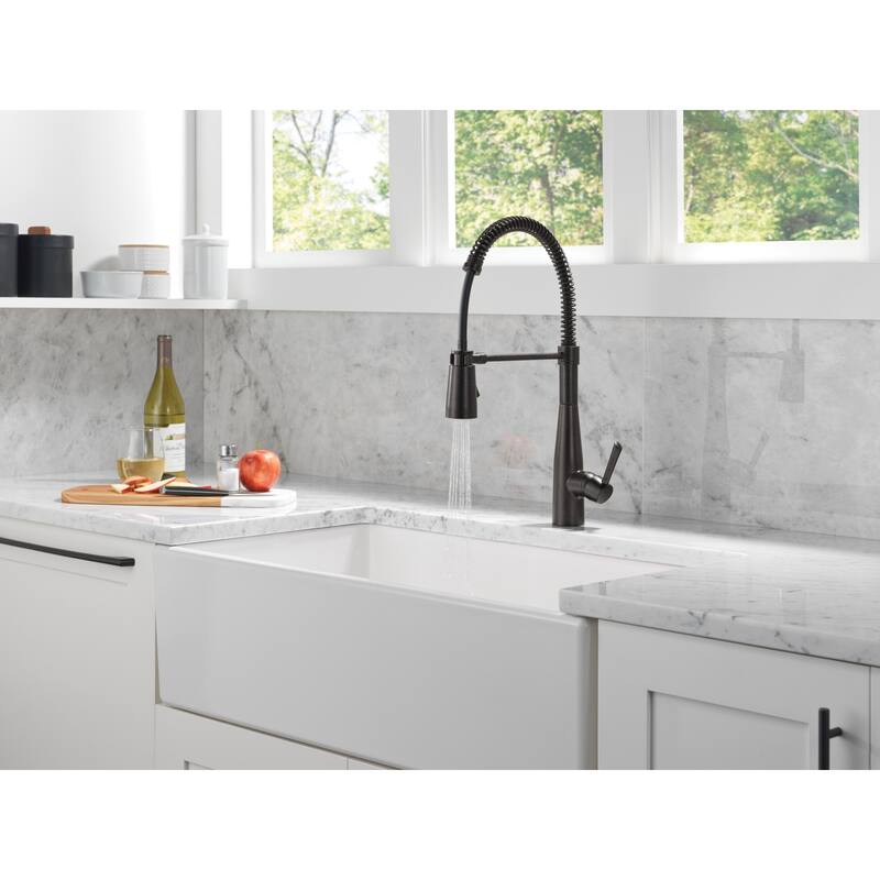 Delta 9613-DST Essa 1.8 GPM Single Hole Pre-Rinse Pull Down Kitchen