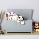 preview thumbnail 1 of 5, Grey Wooden Storage Bench Toy Chest