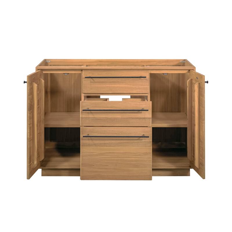 Avanity Parker Bathroom Vanity Only in Natural Teak