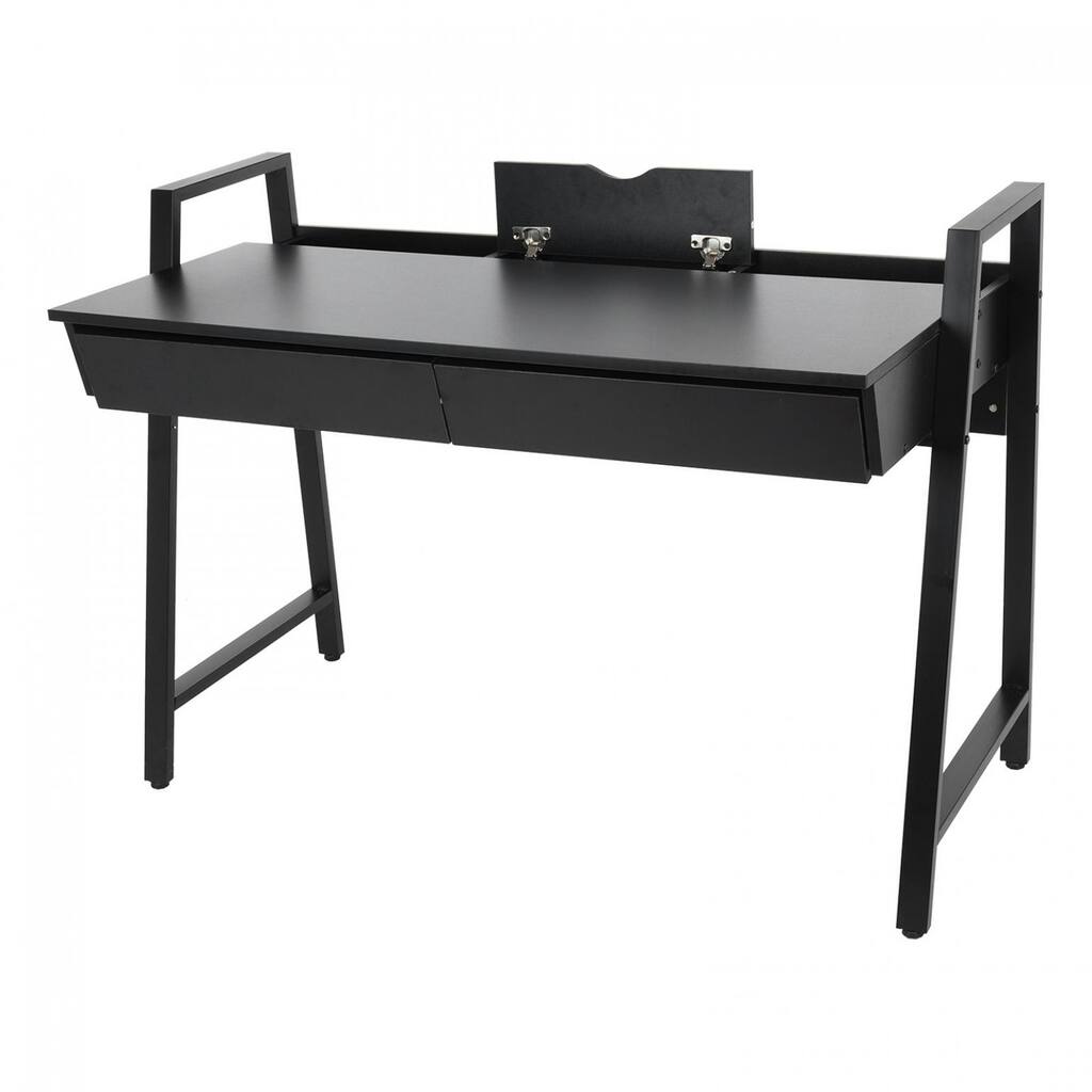 Multifunctional Computer Desk With 2 Drawers