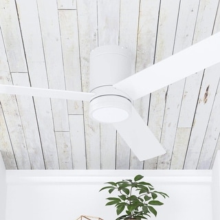 52" Prominence Home Espy Bright White Indoor LED Ceiling Fan with Light, Remote Control