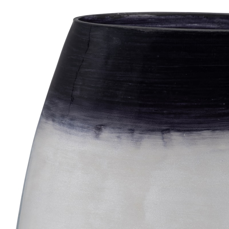 Sagebrook Home Glass Ombre Vase, Blue, Novelty,