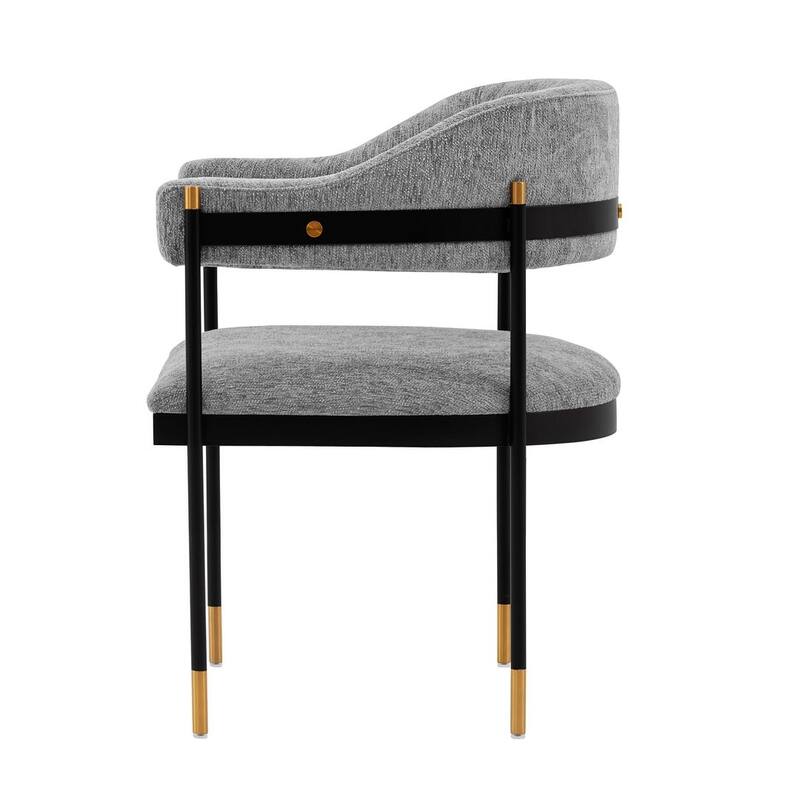 Manhattan Comfort Modern Kaya Pleated Velvet Dining Chair