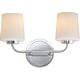 preview thumbnail 1 of 9, Maxim 12692WT Durham 2 Light 10" Tall Wall Sconce Polished Chrome